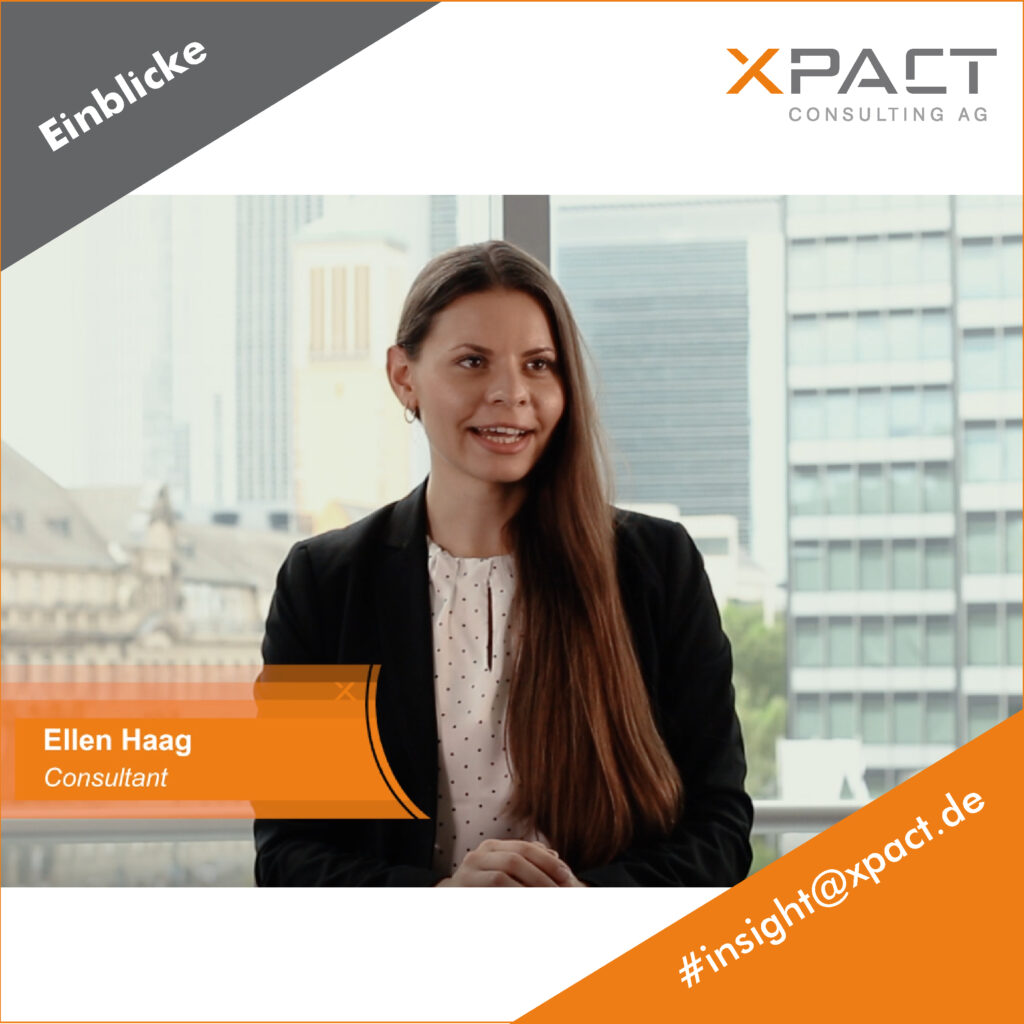 Ellen berichtet über ihre Tätigkeit als Consultant bei XPACT